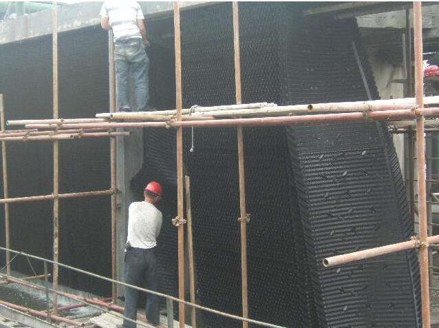 冷卻塔填料更換方法